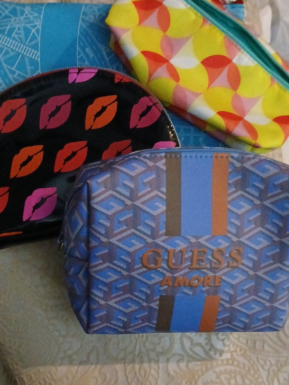 (4) Toiletry/Cosmtic Pouch Bundle